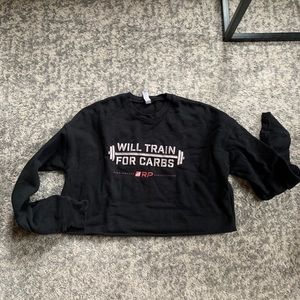 🌵RP - Will Train for Carbs Crop sweater Small